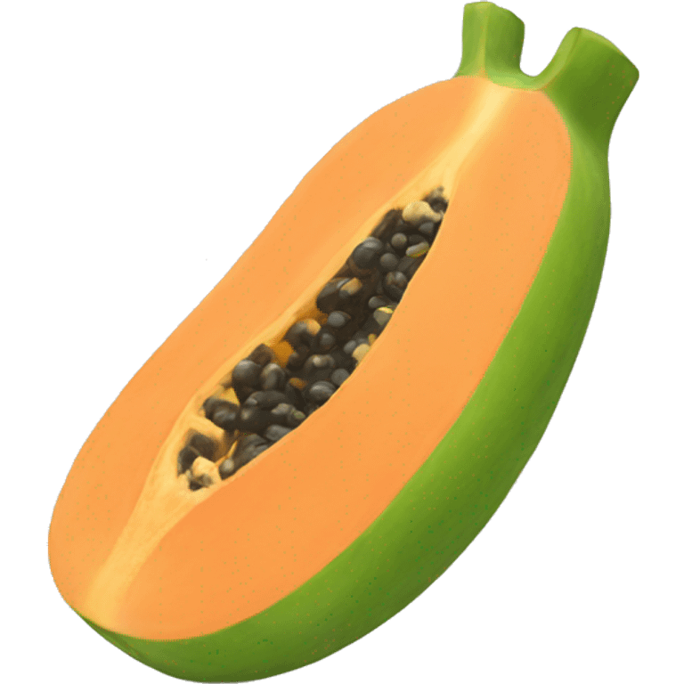 Papaya emoji