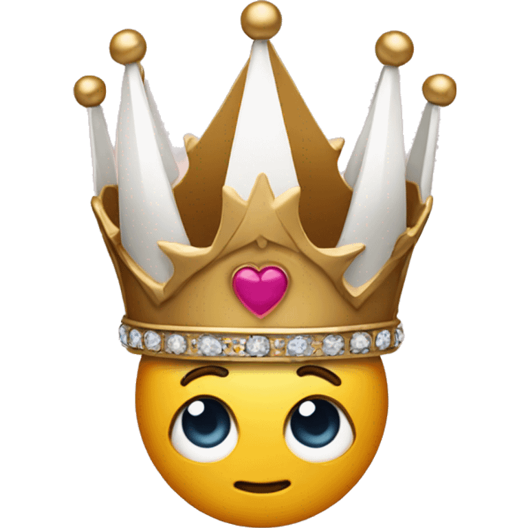 Instagram emoji with crown emoji