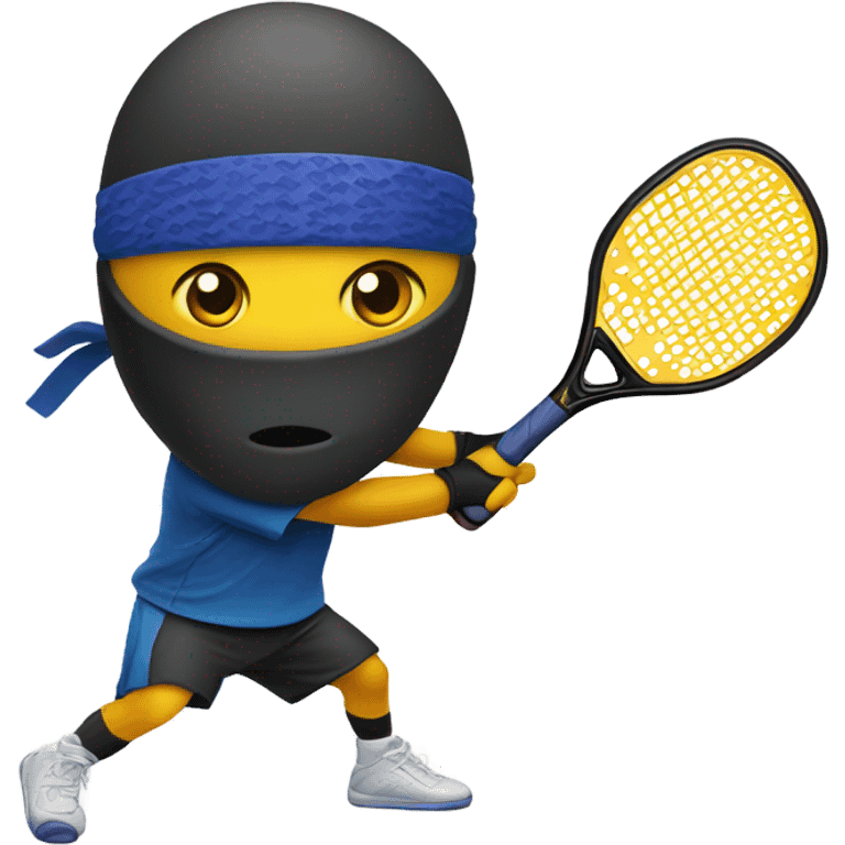 Pickleball ninja emoji