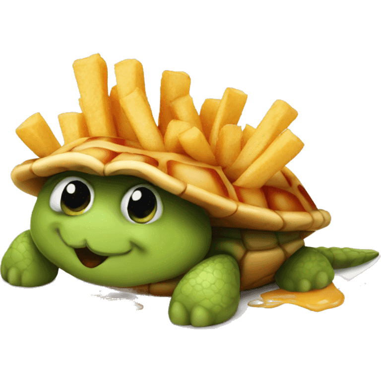 Turtle fries emoji