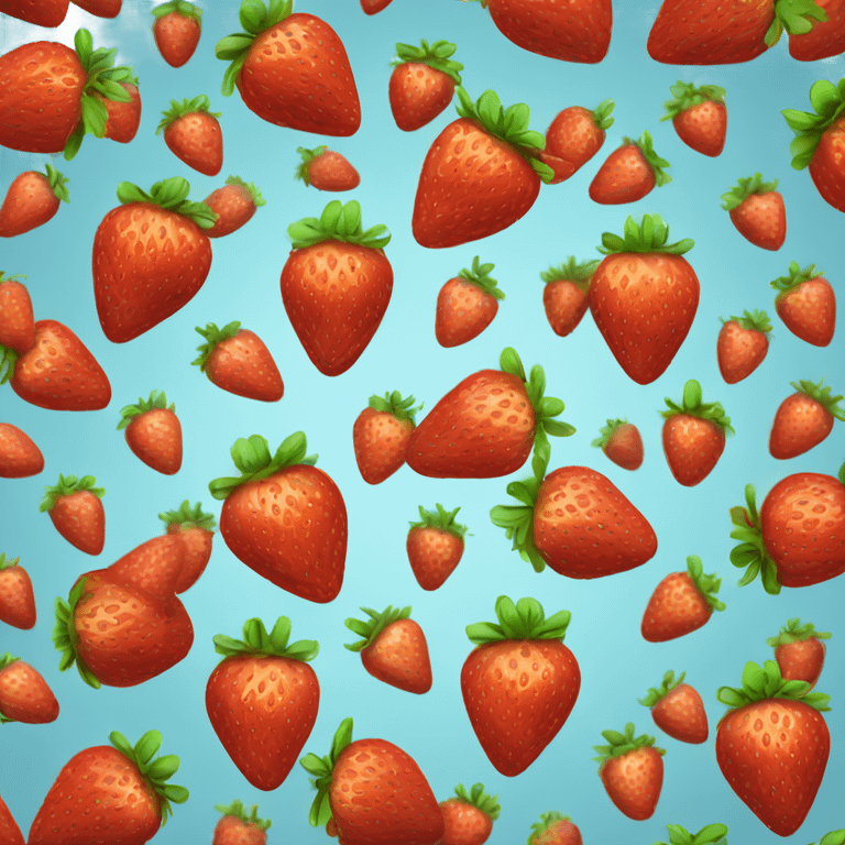 sprinting strawberry joyful  emoji