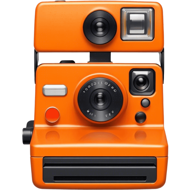 orange polaroid camera emoji