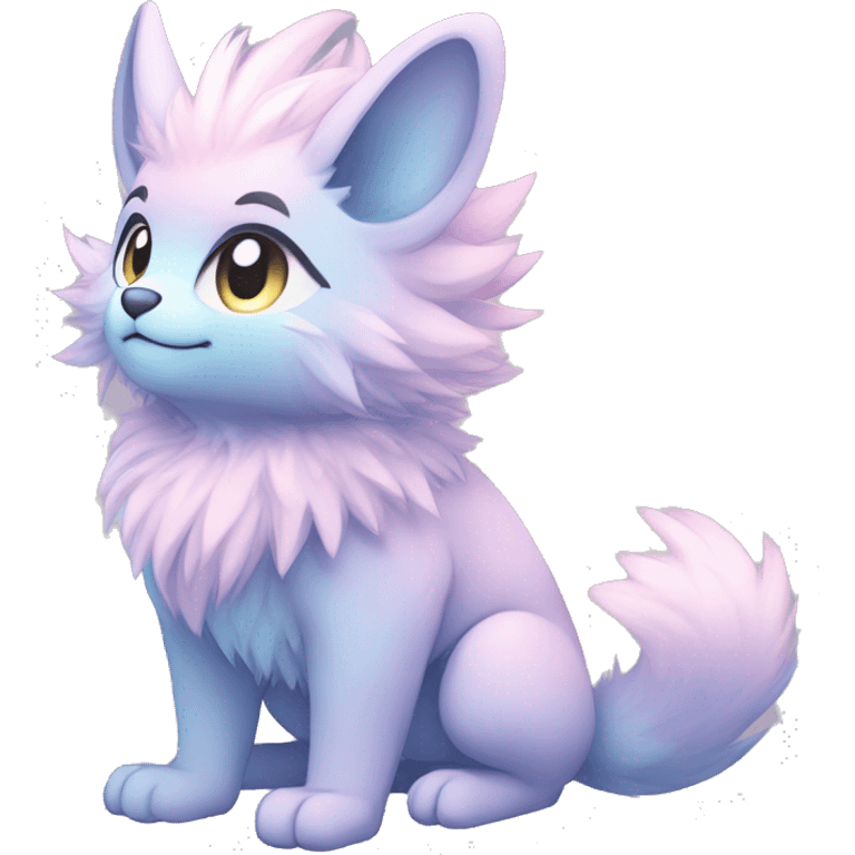 Anthro-Pastel-Gradient-Fur-Sona-Chibi-Shiny-Fakémon full body emoji