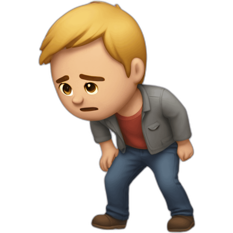 hurting bum emoji