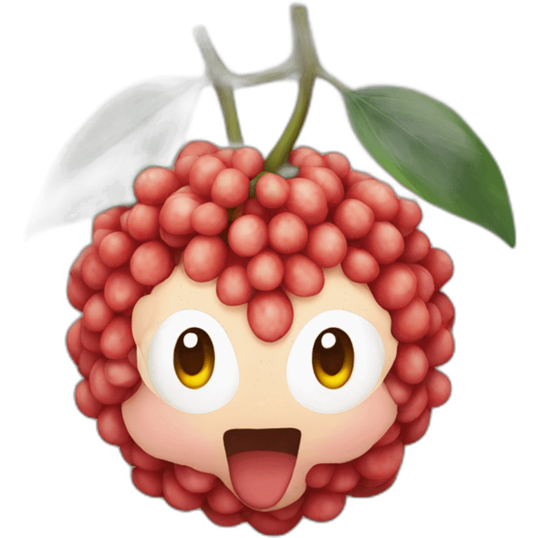 Litchi emoji