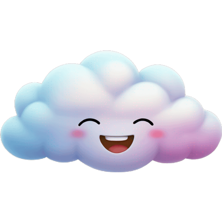 colorful cloud smiling emoji