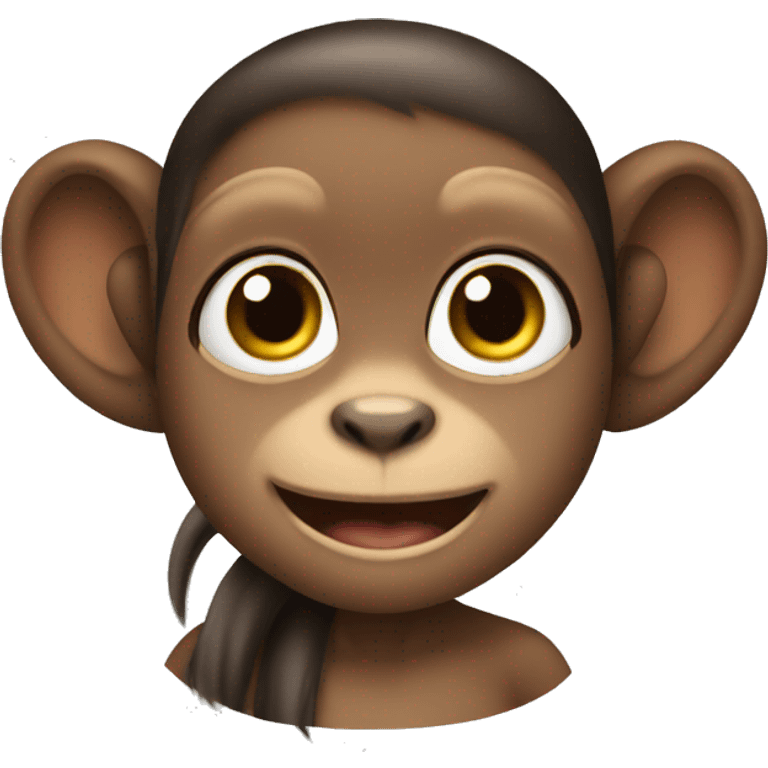 Girl monkey  emoji