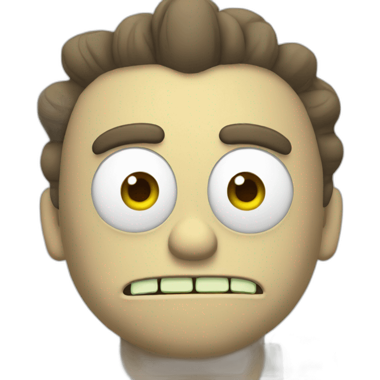 Rick and morty shrek emoji