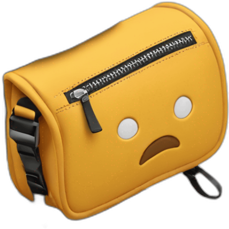 Saddle bike bag emoji