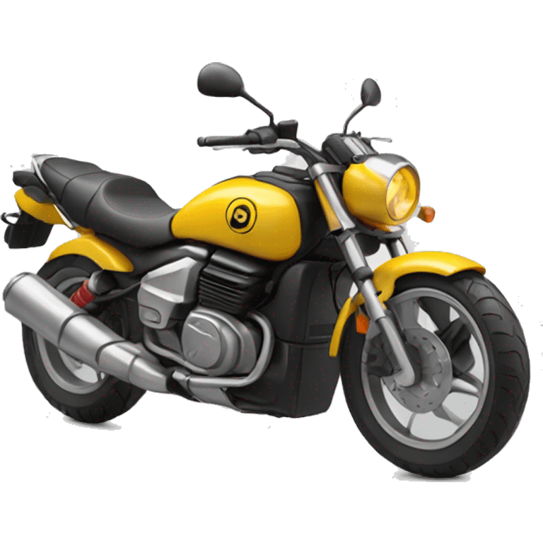 moto qui fait une roue arrière  emoji