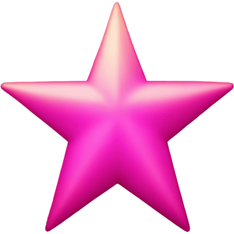 Pink star emoji