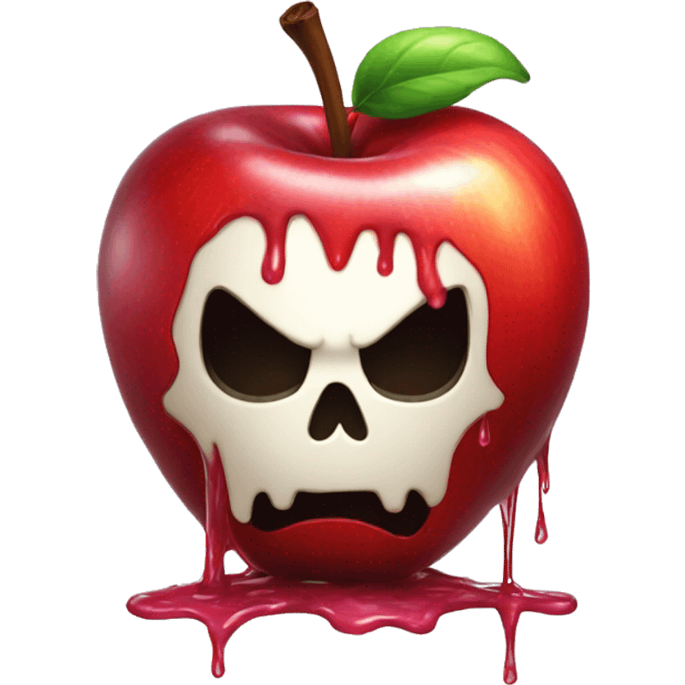 poison apple dripping emoji