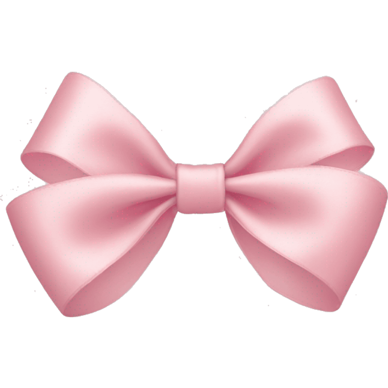 light pink bow on light pink bow emoji