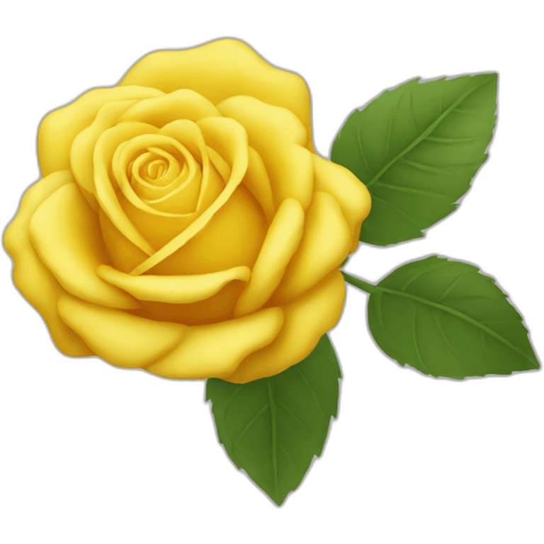 yellow-rose-flower emoji