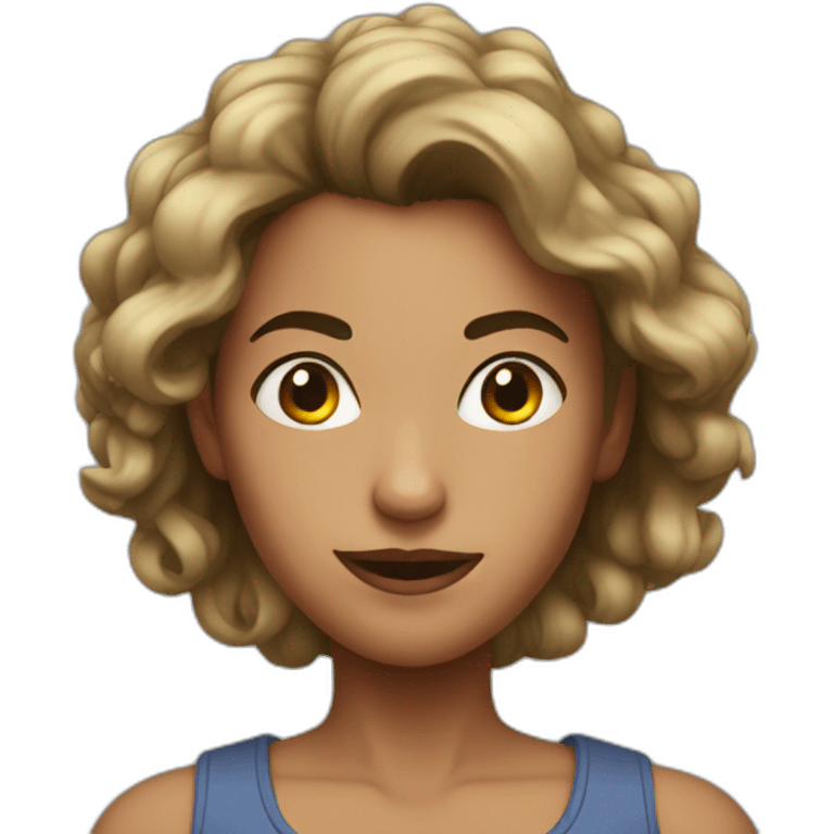 Jacked woman emoji