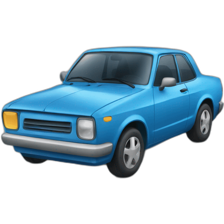 Blue car emoji