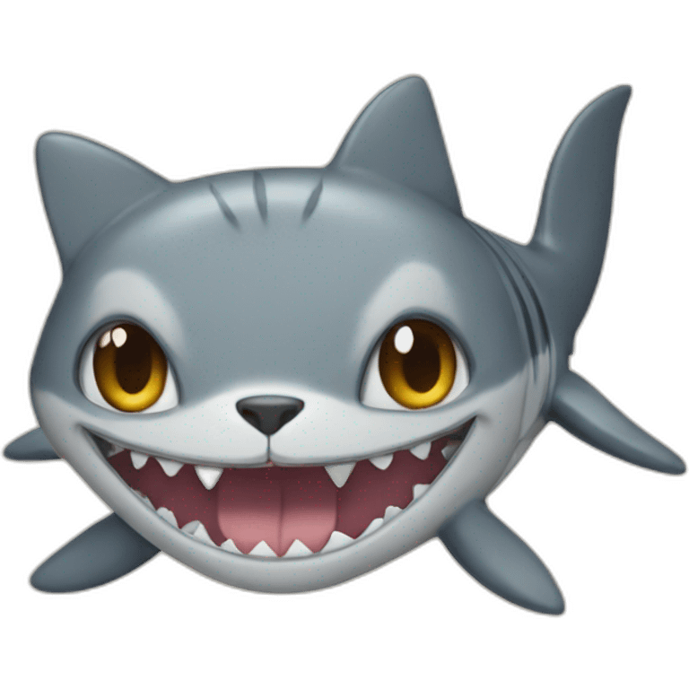 shark cat emoji