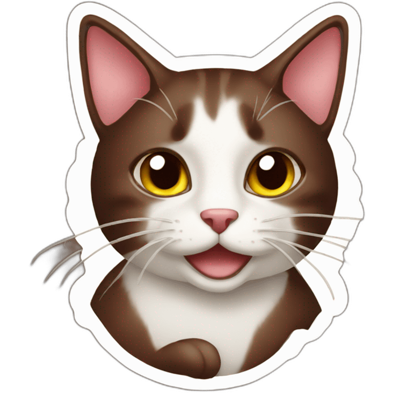 chokolate cat emoji