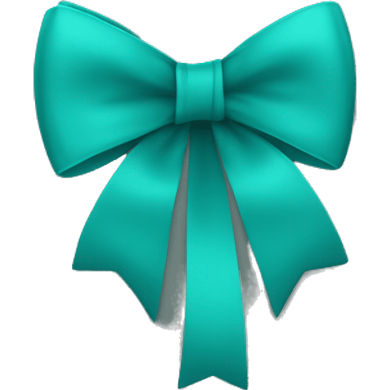 Teal Bow emoji