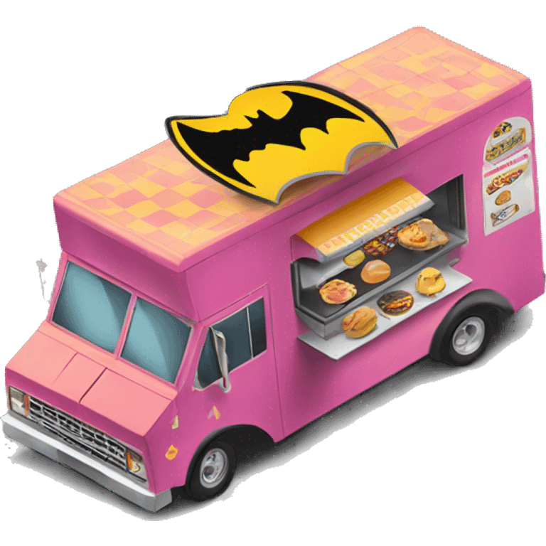 Batgirl’s hot rod food truck  emoji