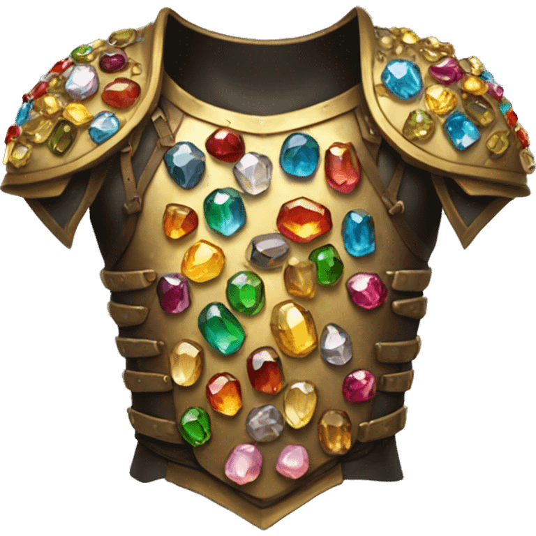 torso armor covered in gemstones emoji