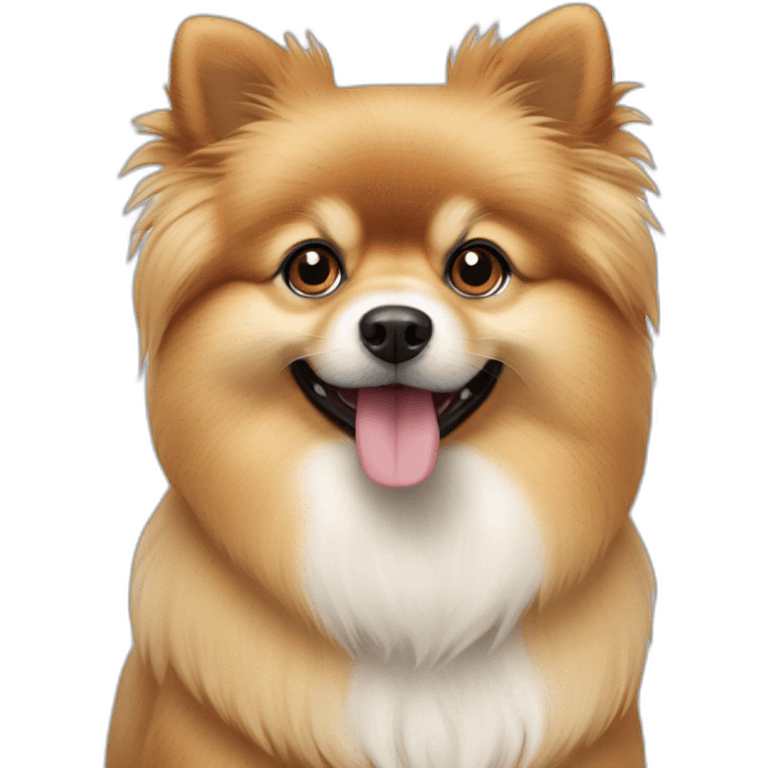 Chien Loulou pomeranie emoji