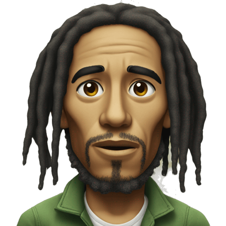 Bob Marley sad emoji