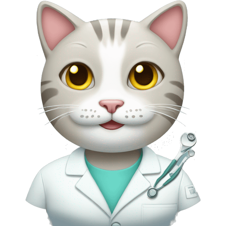 dentist-cat emoji