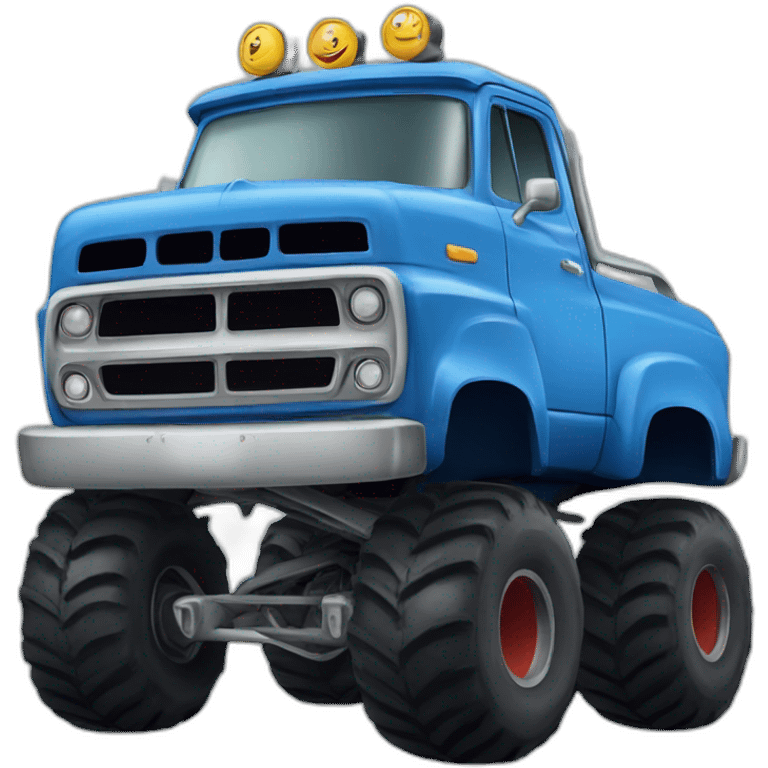 Monster truck emoji