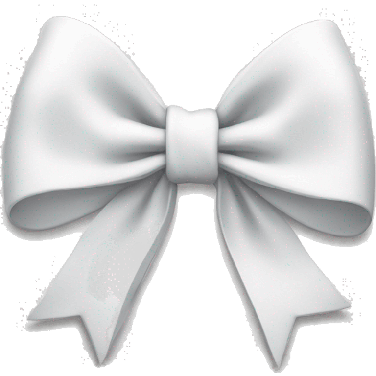 White bow emoji