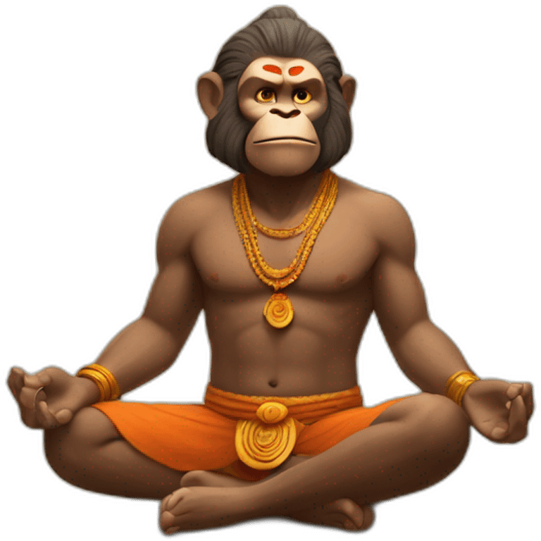 pixar-hanuman-meditating emoji