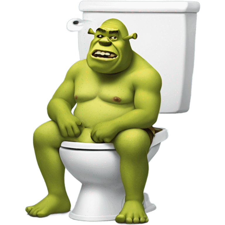 shrek in toilet emoji