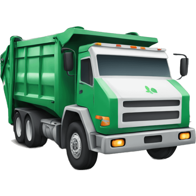 Garbage truck emoji