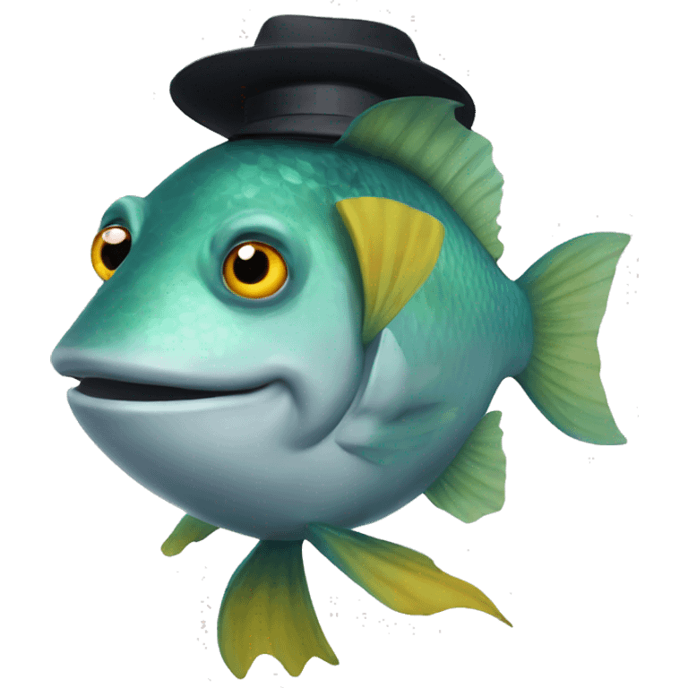 fish in halloween costume emoji