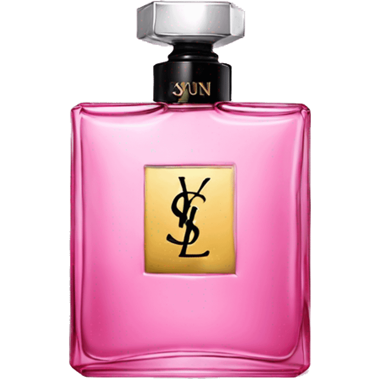 pink ysl perfume  emoji