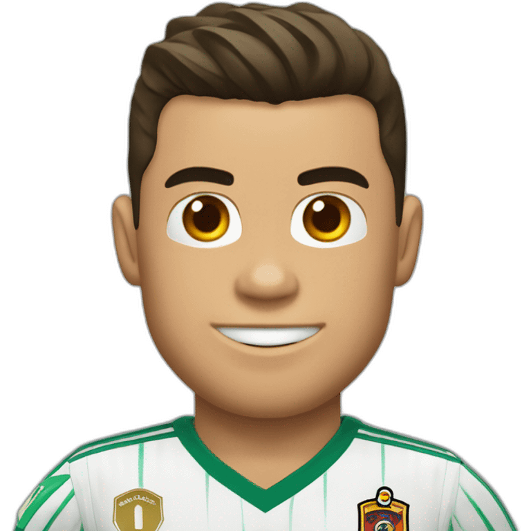 Cristiano Ronaldo en camisa desabotonada emoji