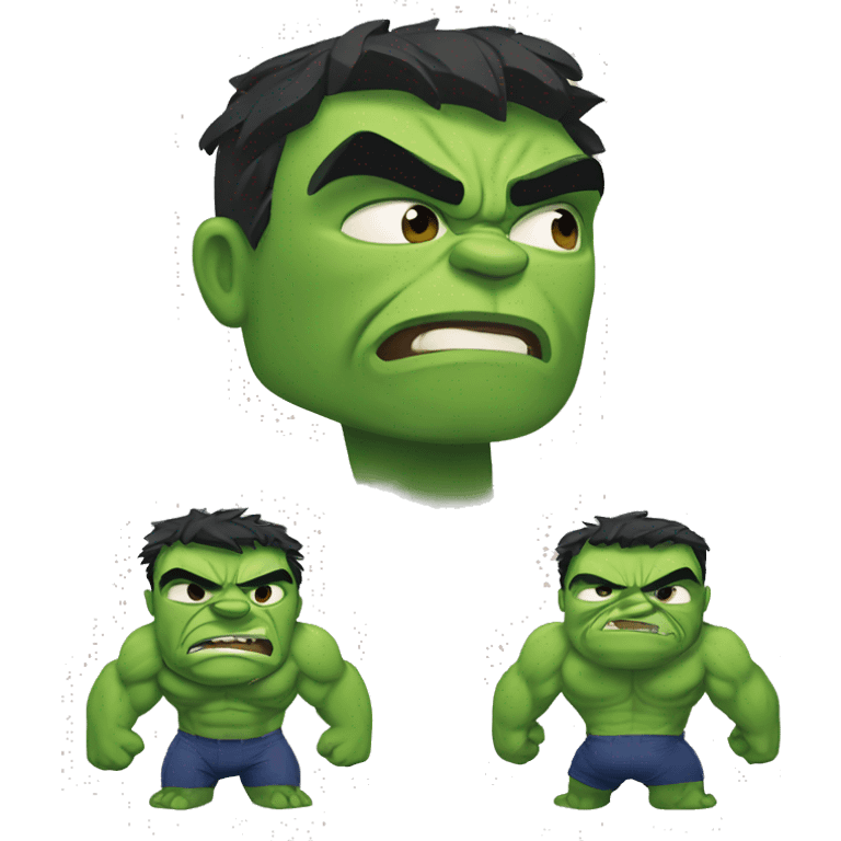 Hulk sorprendido emoji