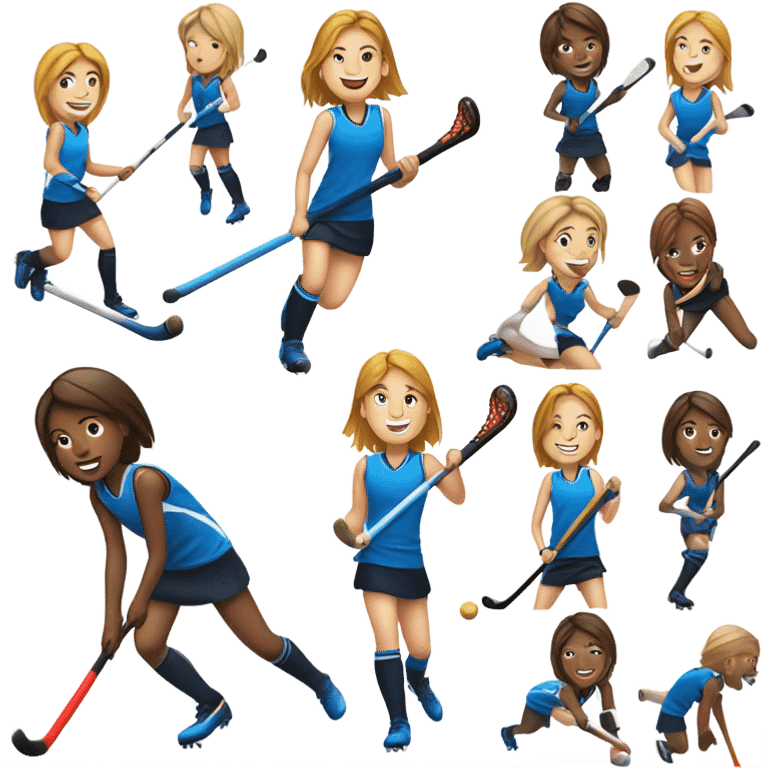 Field hockey emoji