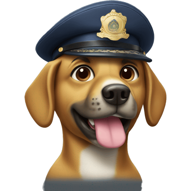 Dog policemen emoji