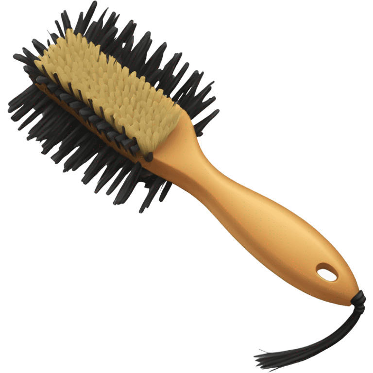 cat hair brush\ emoji