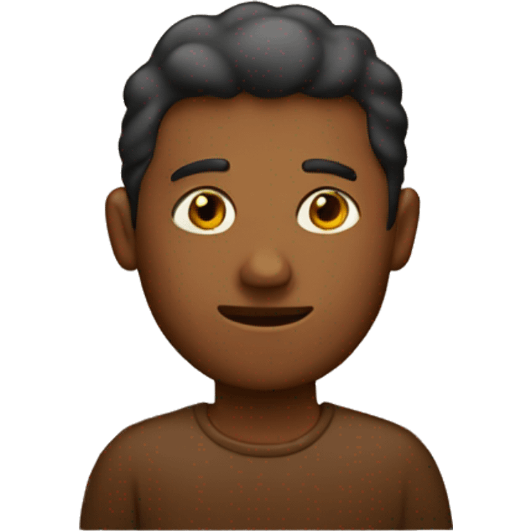 brown iphone emoji