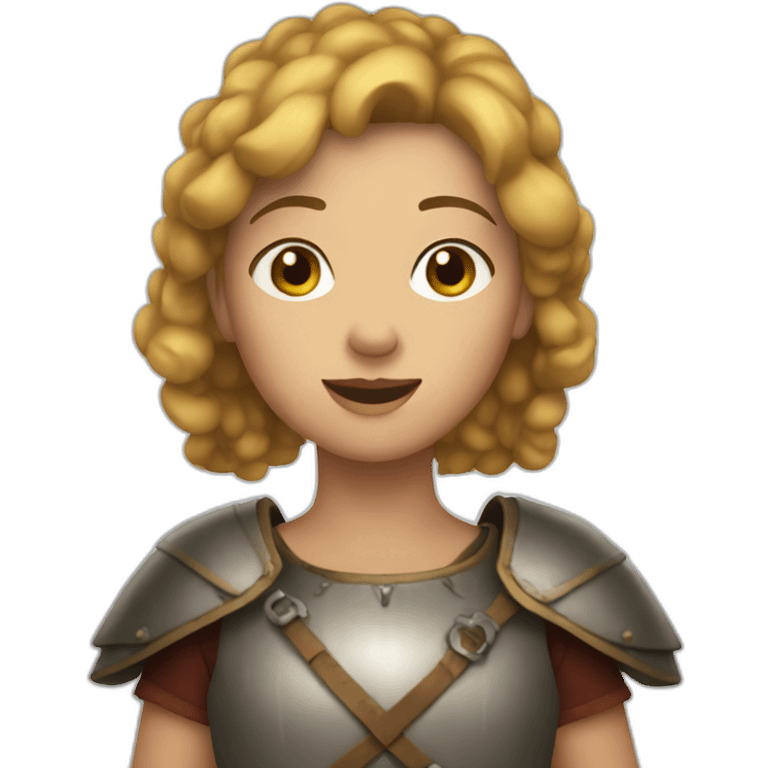 cute joan of ark emoji