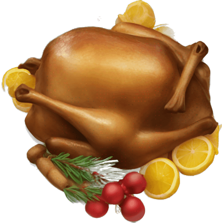 Christmas dinner  emoji