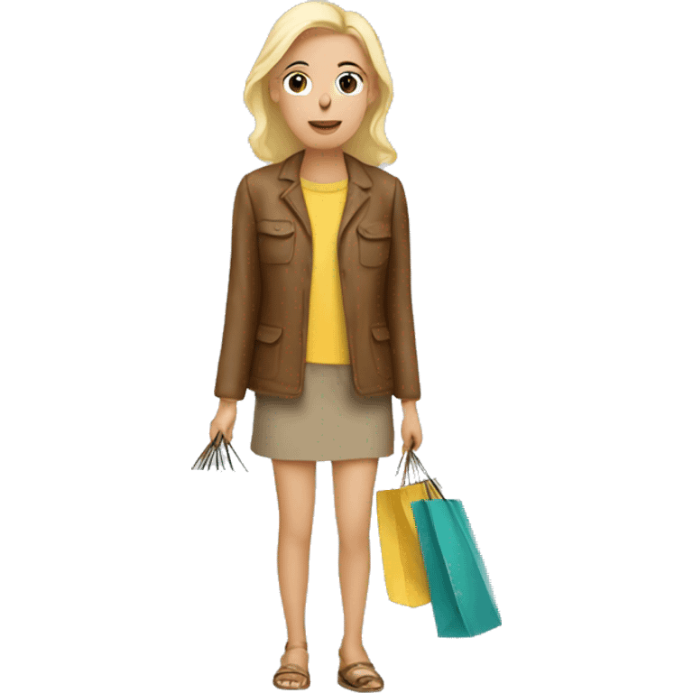 Person with shopping addiction  emoji