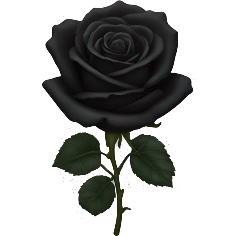 Black roses emoji