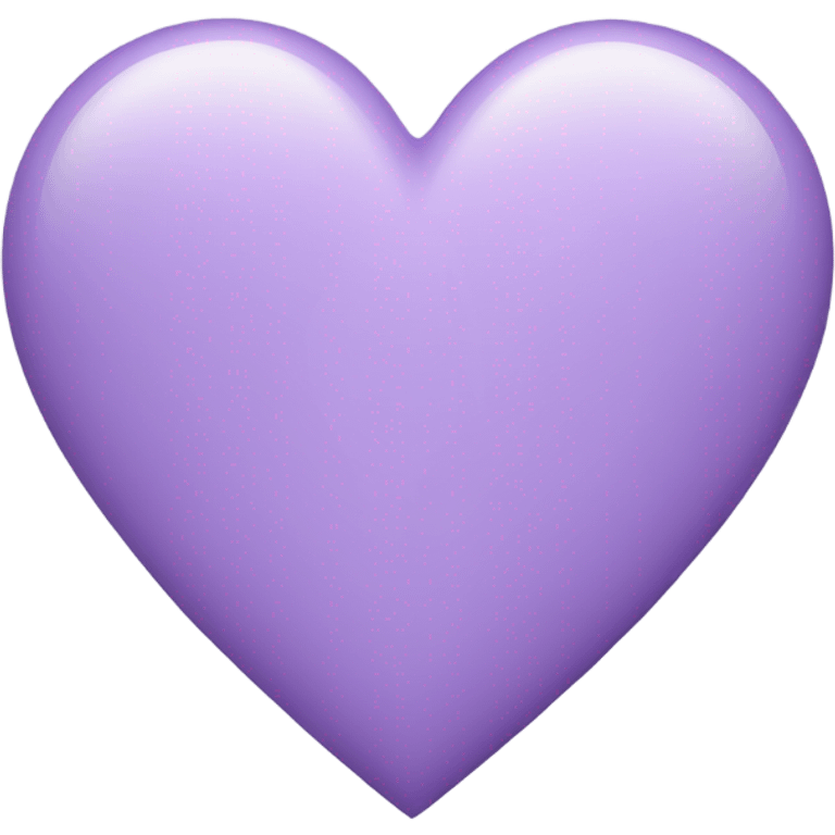 Light purple heart emoji