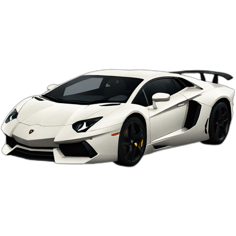 lamborghini aventador emoji