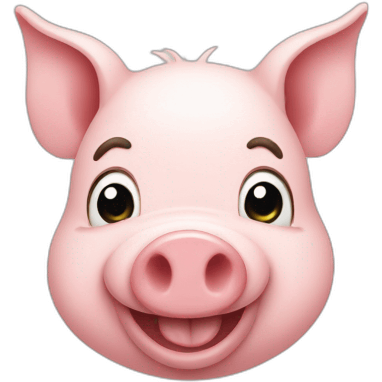 pig smile emoji