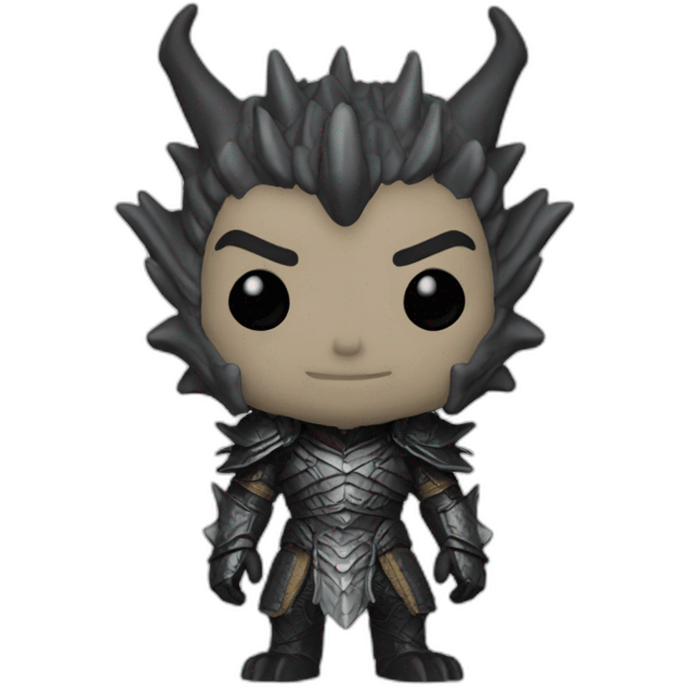 Funko pop Alduin the dragon emoji