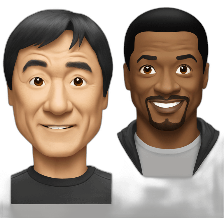 Jackie Chan with Chris Tucker emoji